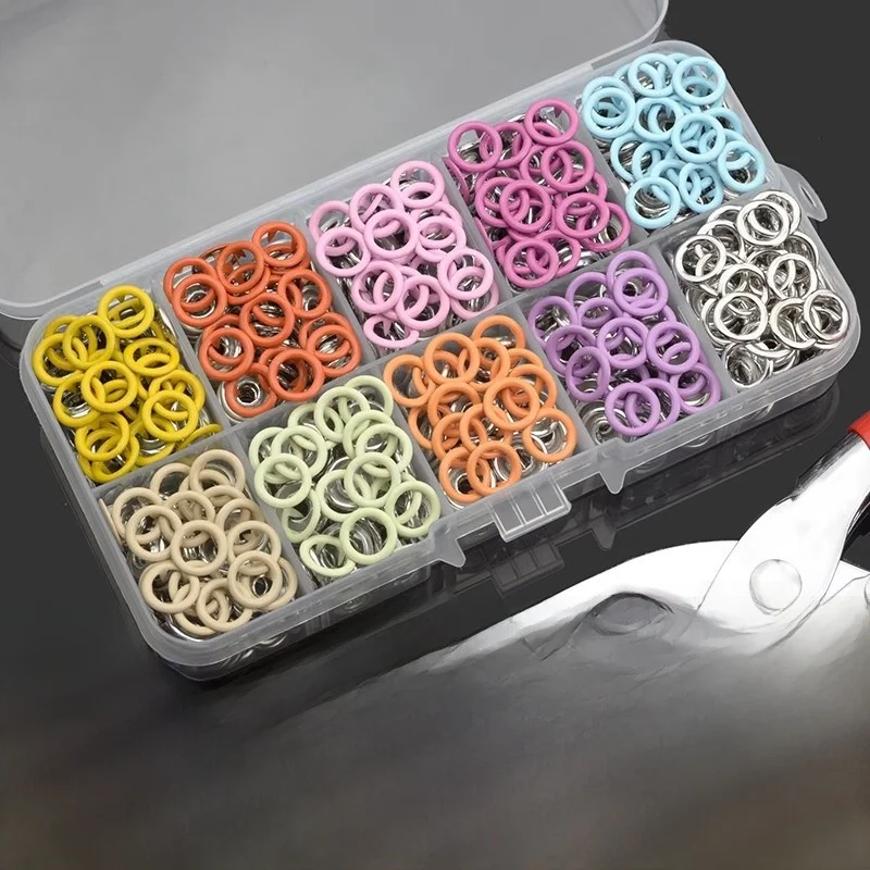 

Invisible Five-Finger Hidden Buttons Baby Clothes Fasteners No Sewing Required Hollow Alloy Clasp Set Baby Clothing Accories