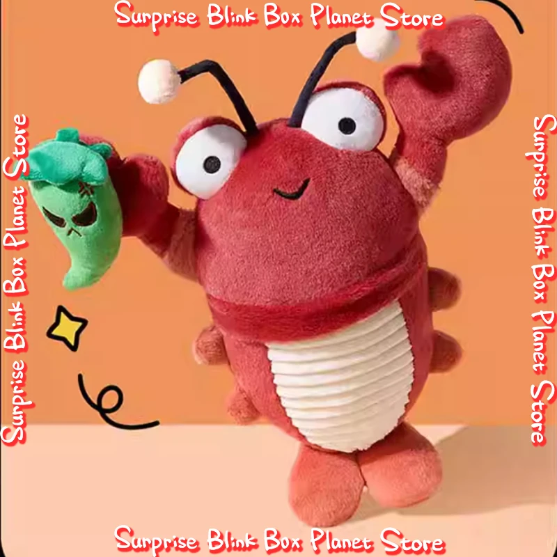 

Новая плюшевая оригинальная забавная кукла с пряными раками, праздничная вечеринка, подушка для сна, забавное мягкое украшение, модная игрушка-сюрприз, мягкий подарок