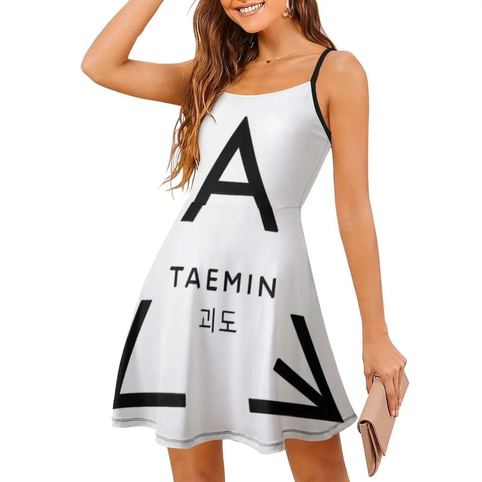 فستان Taemin-Ace Bohemian بدون أكمام متعدد الطباعات لحفلات عطلة الشاطئ فستان شالات العالم Taemin فساتين نسائية #3