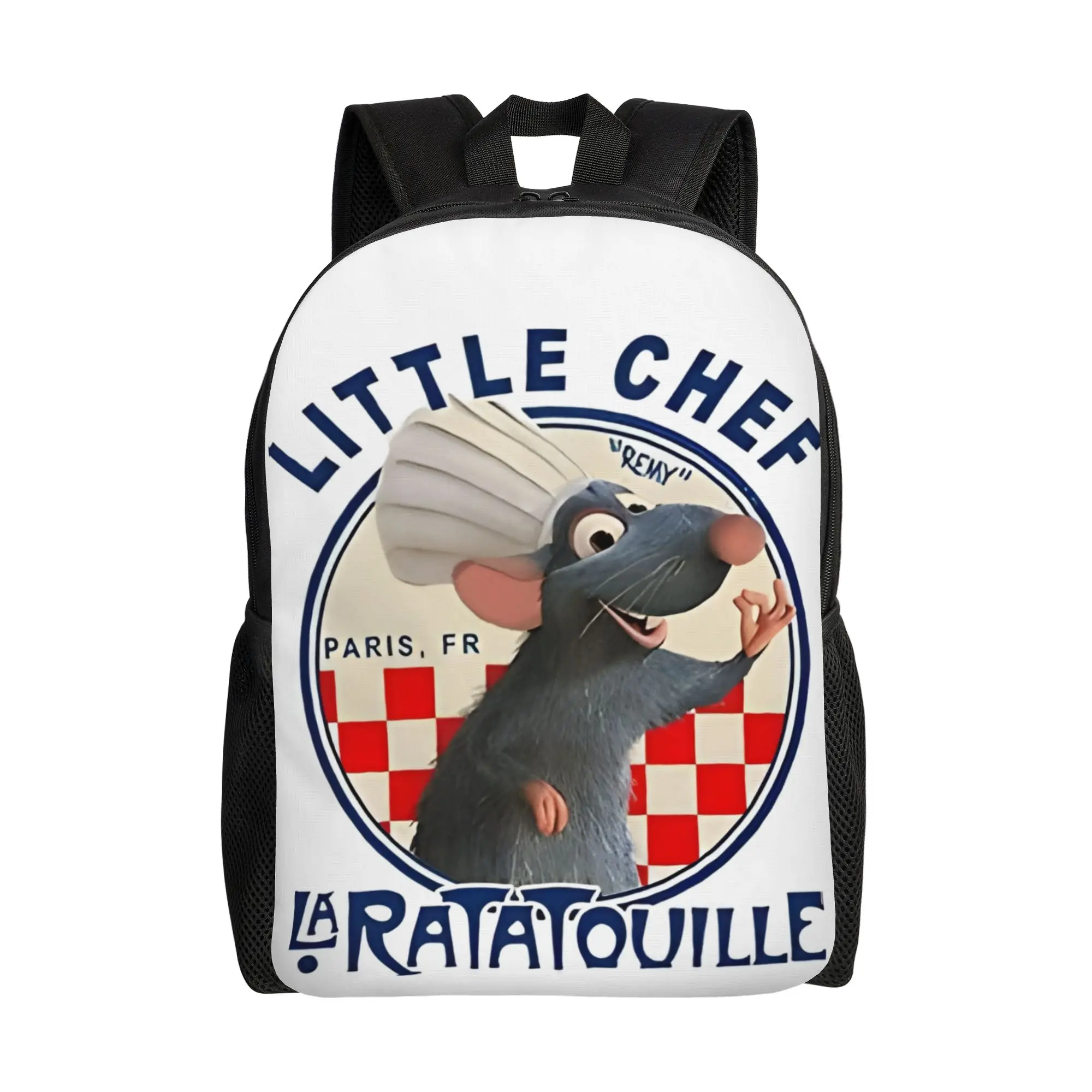 

Сумка для хранения Disney La Ratatouille, 1 шт., ретро-рюкзак Ratatouille, который можно стирать, к новому учебному году