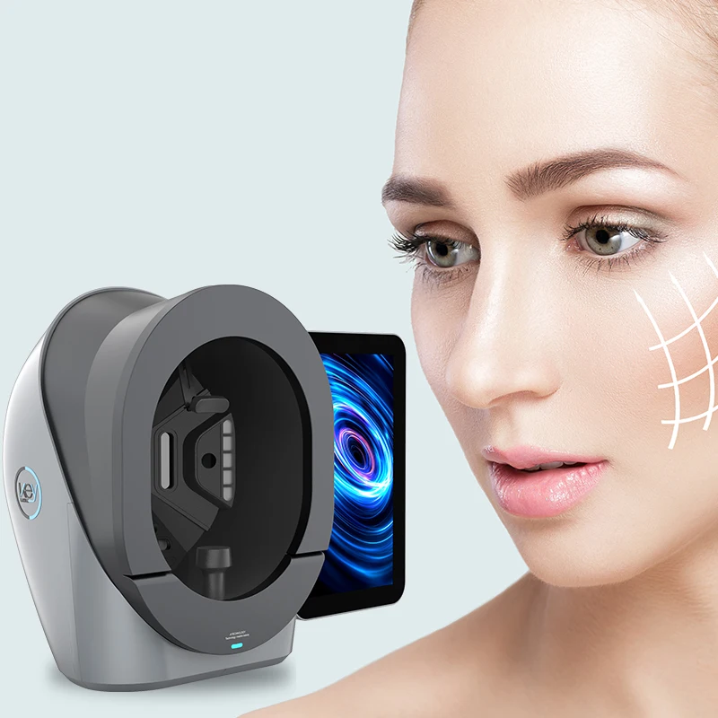 New Android 3D Skin Analyzer 3600w Pixel AI Intelligent Facial Analysis Machine