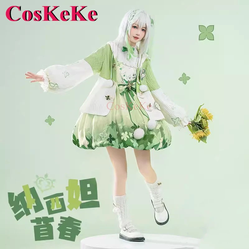 

CosKeKe Nahida Cosplay Game Genshin Impact Costume New Skin Sweet Gorgeous Daily Outfit Dress Halloween Party Role Play Clothing