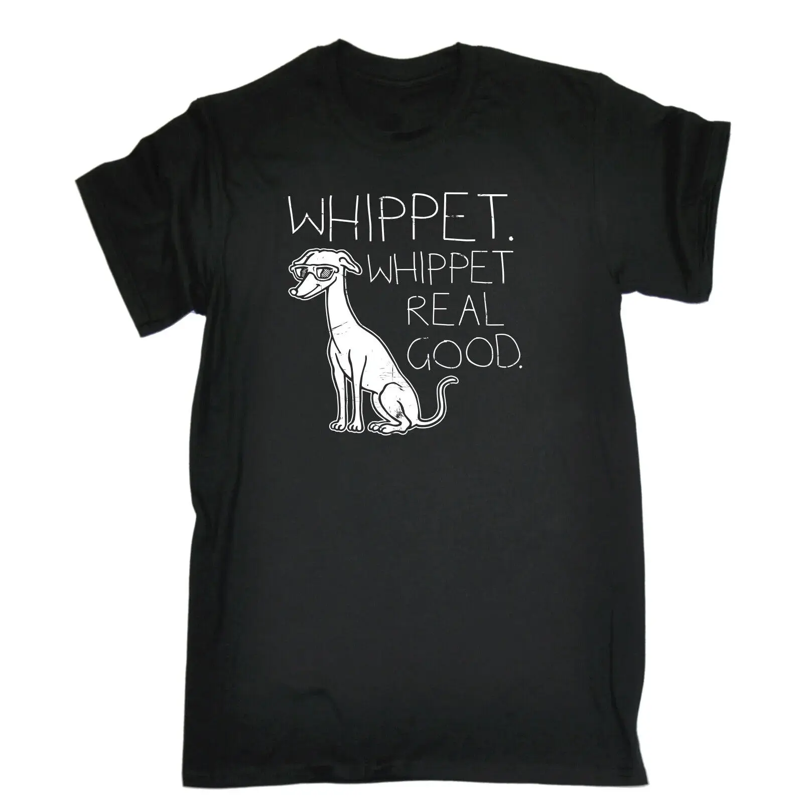 

Whippet настоящая Хорошая футболка, милая крутая футболка с собакой