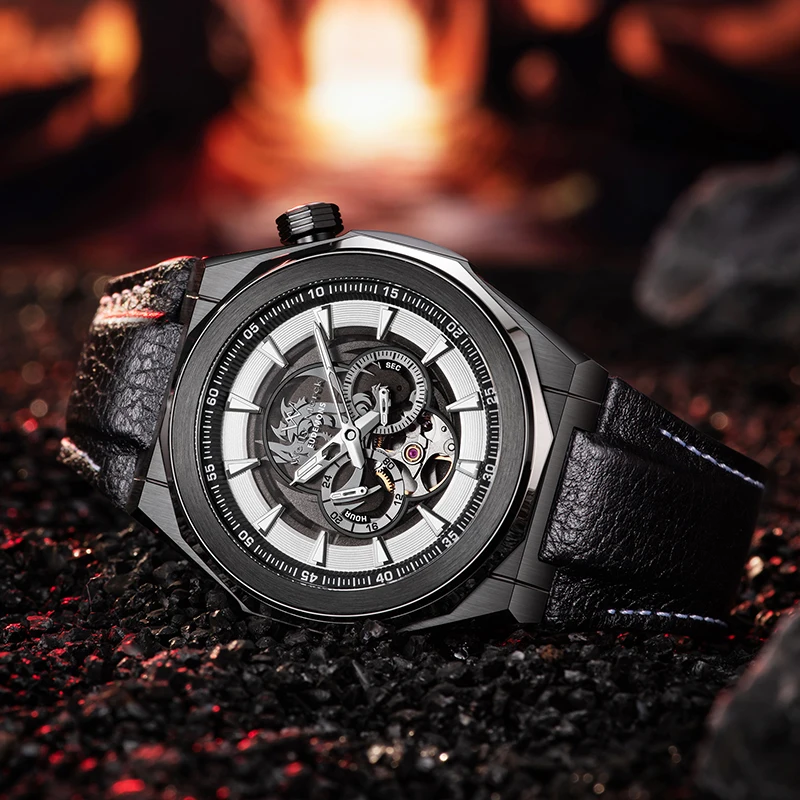 WM Horloge Automatische Mechanische Horloges Waterbestendig Klassiek Casual Zakenman Horloge Welly Merck Horloge moyu02M