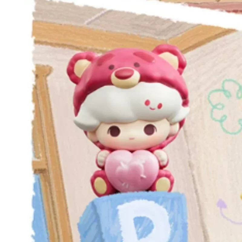 POPMART POP BEAN DIMOO WORLD PIXAR Series Blind Box Surprise Mystery Container Mini Doll Toys Desktop Ornament Set image 3