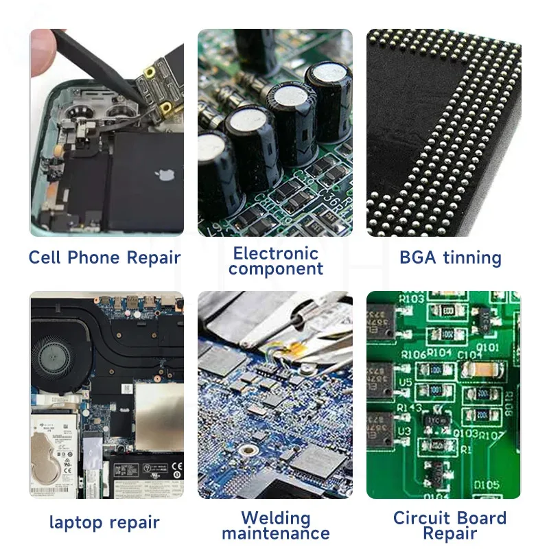 XZZ Low Medium High Temperature Soldering Paste 138℃/158℃ IC Chip CPU Tin Mud For SMD BGA PCB Repair Welding Tool