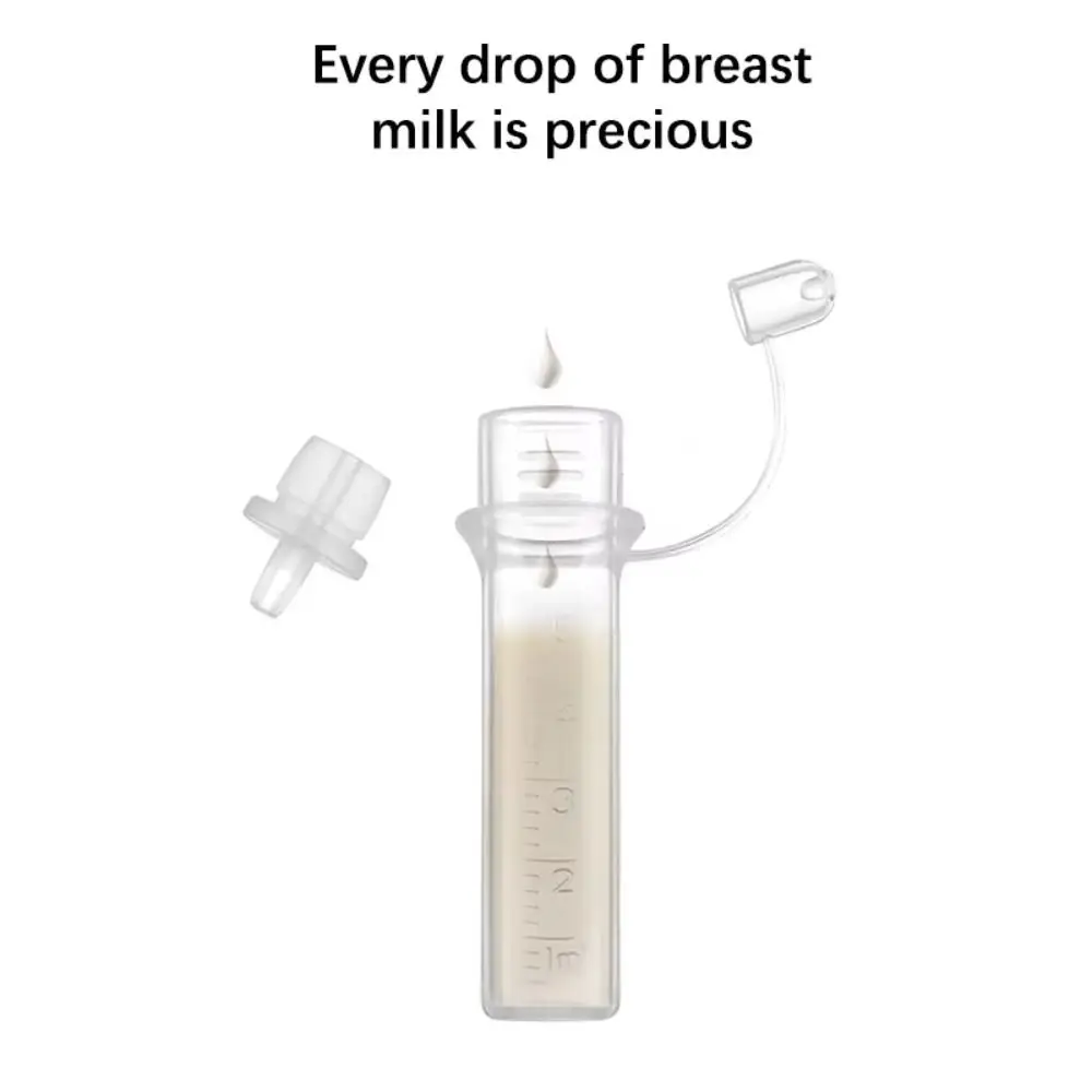 Reusable Colostrum Collector 6ml Food Safe Breast Milk Collection Easy To Clean Baby Essentials Baby Feeding Device