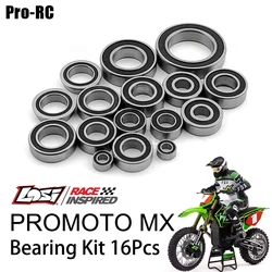 16Pcs Sealed Bearings Kit for Losi 1/4 Promoto-MX Promoto MX Motorcycle RTR Rc Car Parts