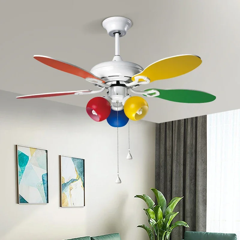 DEBBY Nordic LED Fan Light Modern Minimalism Restaurant Living Room Study Ceiling Fan Light Remote Electric Fan Light