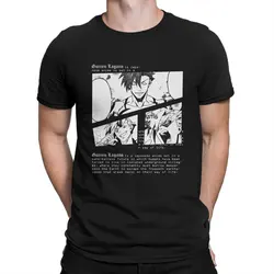 Kamina Tengen Toppa Gurren Lagann Manga Text T Shirts Men's  100% Cotton Hipster T-Shirt Crewneck