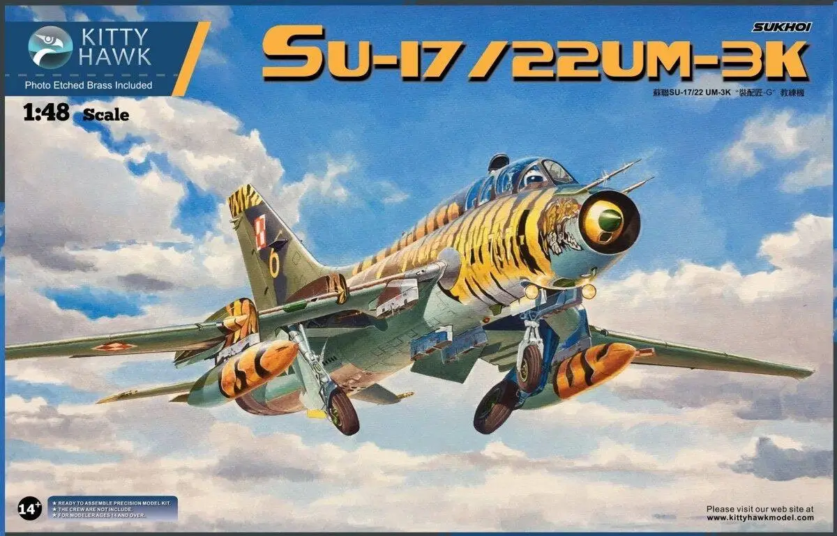 

Kitty Hawk 80147 1/48 Scale Sukhoi Su-17/22 UM-3K Model Kit