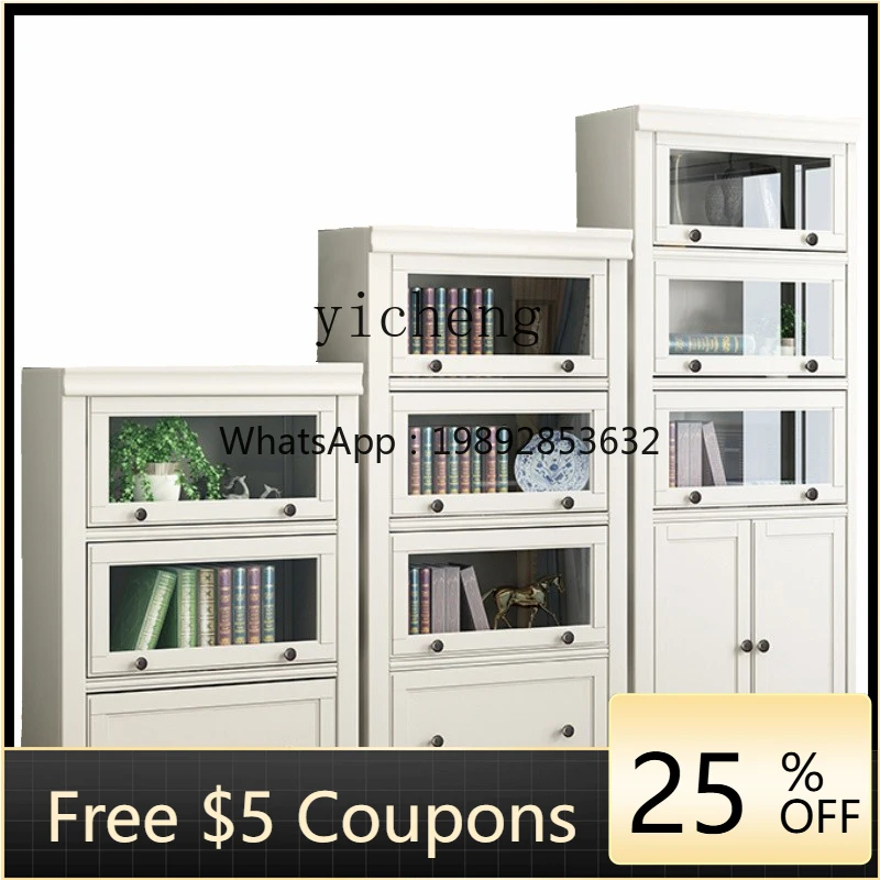 

ZZk Solid Wood Bookcase Simple Bookshelf Children's Storage Rack Storage Cabinet