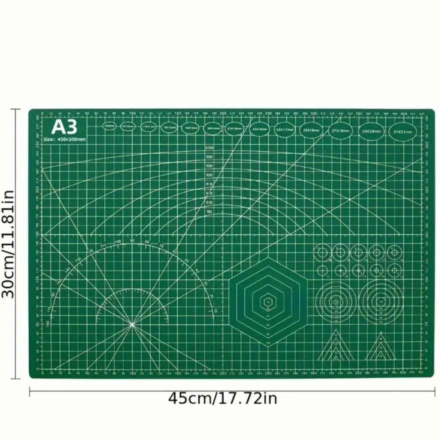 

Cutting mat A4 22x33cm mat a3 large size desk drawing model handicraft carving craft cutting board special