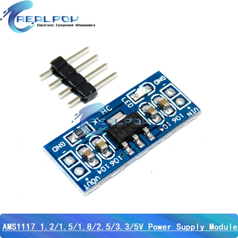 5 stücke AMS1117 1,2 V 1,5 V 1,8 V 2,5 V 3,3 V 5 V Netzteil Modul AMS1117-5,0 V Power Modul AMS1117-3,3 V Für Diy Kit