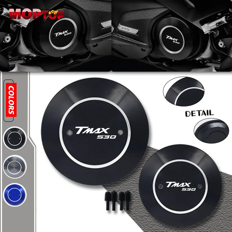 Right & Left Engine Protective Cap For TMAX 530 TMAX530 DX SX 2017-2019 Motorcycle Engine Stator Case Protector Cover