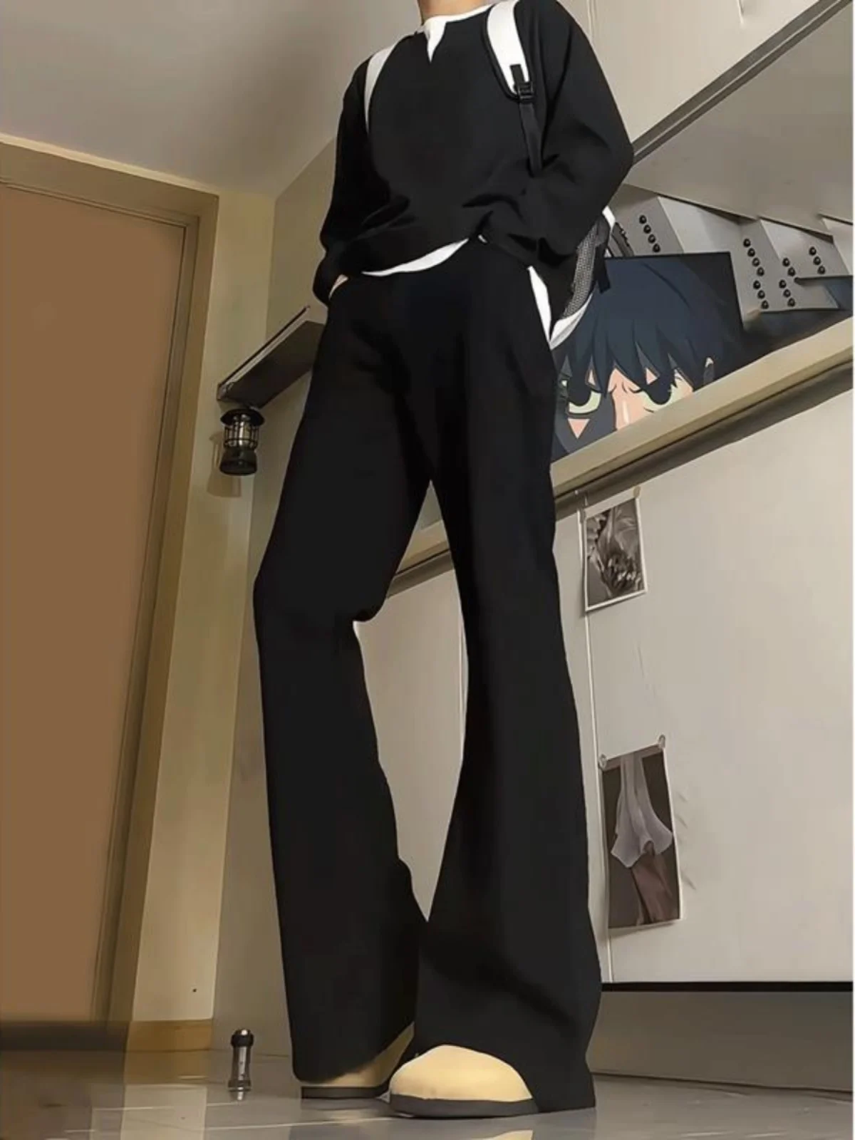 

Мужские повседневные брюки Cleanfit с флисовой подкладкой, прямого кроя, зимние, утепленные, для похудения, высокого качества, модные