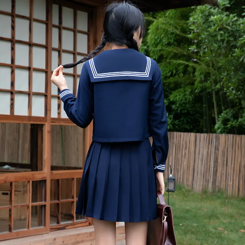 Gonna a pieghe versatile da donna Set di borse ispirate all'uniforme scolastica Abbigliamento da gioco di ruolo Ensemble in tre pezzi in stile universitario