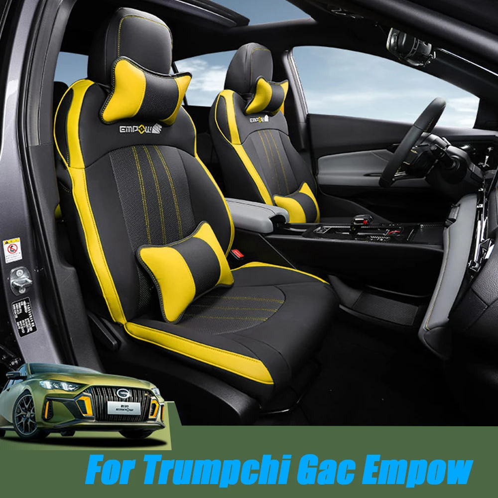 Appui-tête de voiture en cuir pour Trumpchi Gac Empow 2021 – 2023, coussin de dossier avant et arrière, accessoires d'intérieur automobile