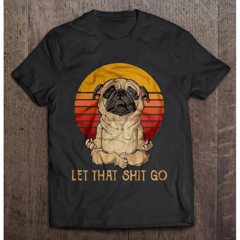 

2024teesharagukustreetwearfashionT-shirtmenfunnytshirtletthatshittegopugdoingyogavintageversionWomenT-shirt