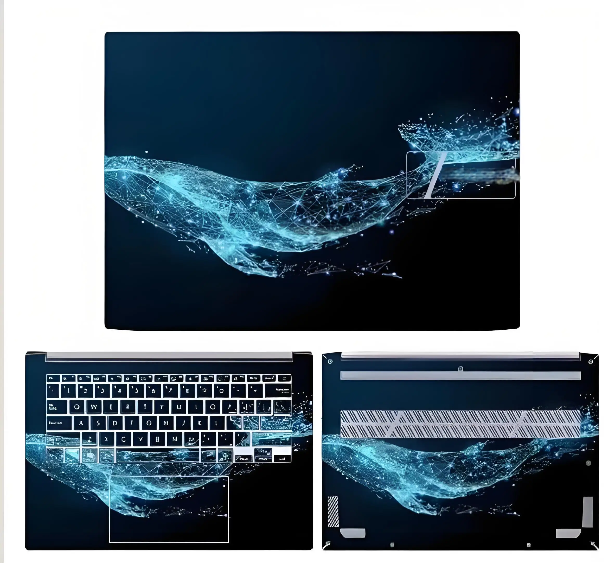 Pre-Cut Anti Scratch Vinyl Sticker Skin for ASUS Vivobook 16 X1605 Pro16 K6604J S14  K5404 PRO16 K3605V S15 OLED K5504 UM5606