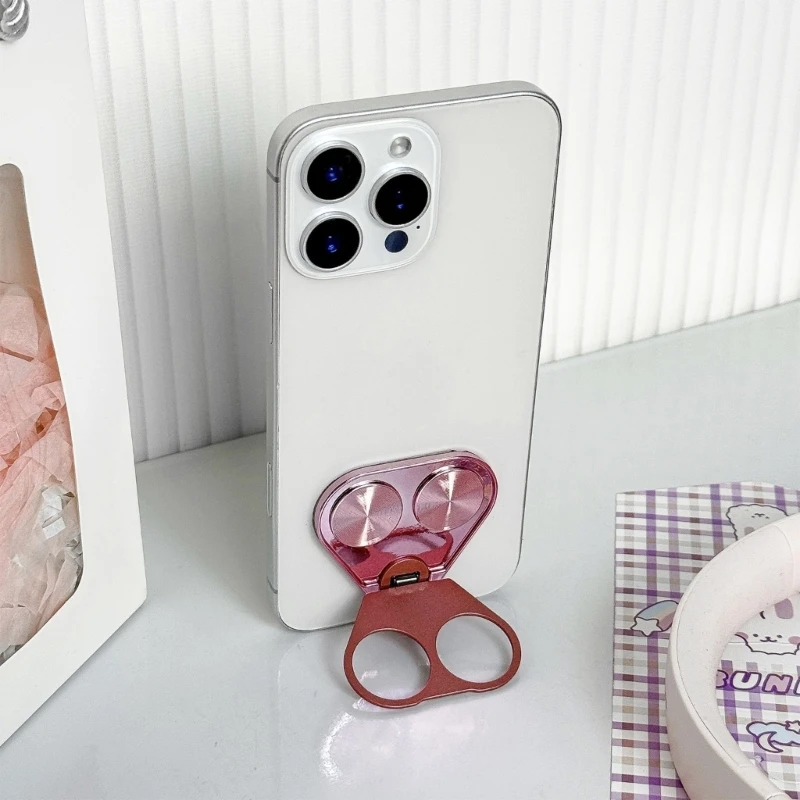 

Портативная ручка для телефона, вращающаяся на 360 градусов, двойная круговая основа, простая в использовании для стабильной и