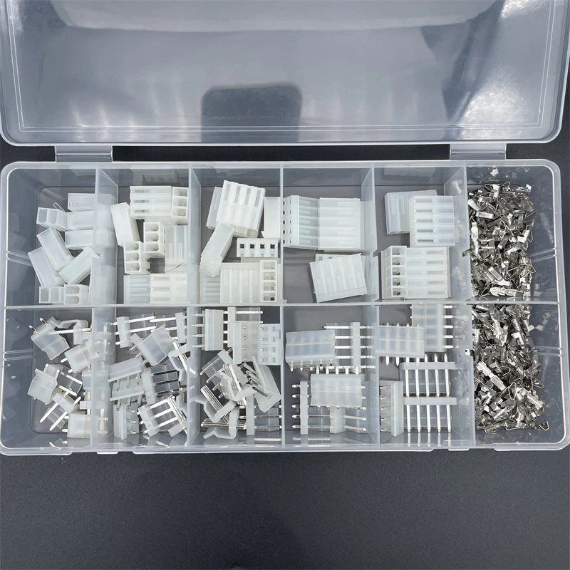 230 pcs 2p3p4p5-pin CH3.96mm pitch terminal kit box outer plastic shell straight pin base connector box