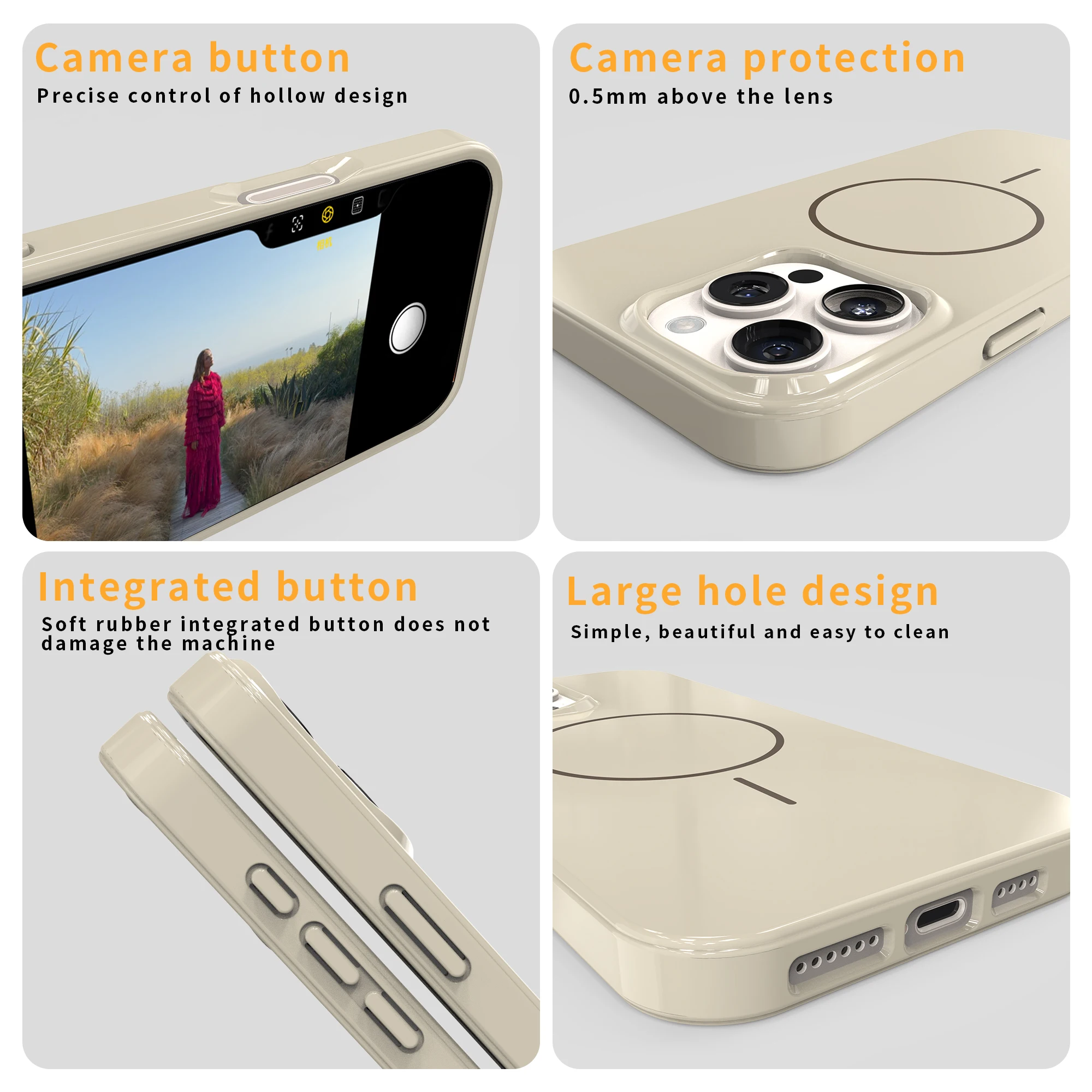 جراب هاتف سيليكون بسيط ومريح لهاتف iPhone 16، 15 Max، 14 Plus، 13 Pro. حافظة واقية مقاومة للأوساخ ومقاومة للسقوط