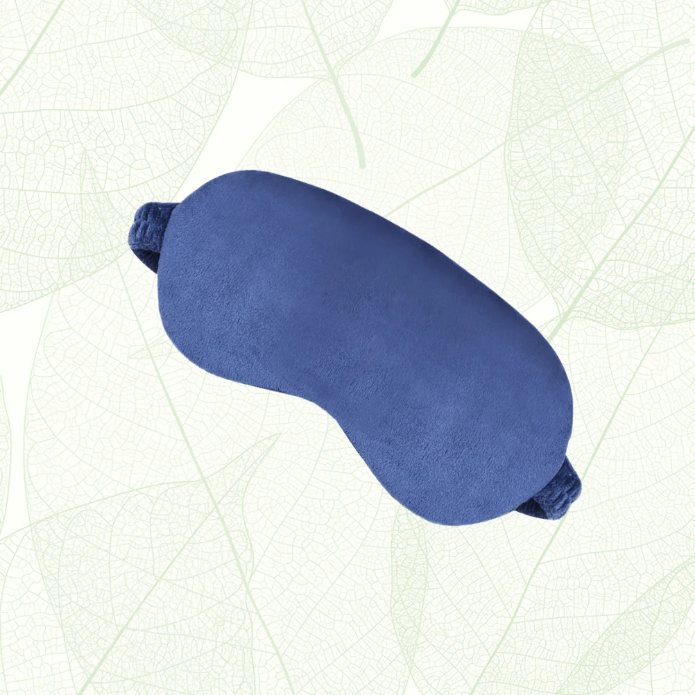 

Heating Eye Mask USB Rechargeable Dark Blue One Size Adjustable for Eye Fatigue Relief and Blood Circulation with Portable Carry
