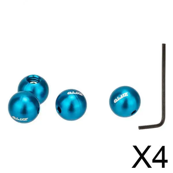 

4 наконечника велосипедного кабеля премиум-класса — изящные алюминиевые обжимы для велосипедного снаряжения