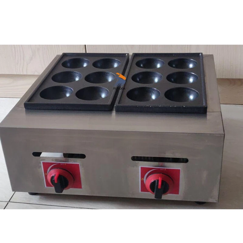 Commercial 12PCS Takoyaki Machine 8cm Big Octopus Meatball Maker Electric 110/220V Takoyaki Machine