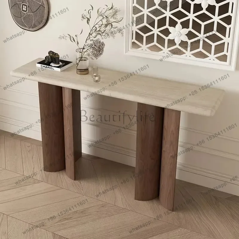 Design Luxury Corner Table Living Room Simple Modern Industrial Console Tables Entrance Hallway Consolle ingresso Home Furniture