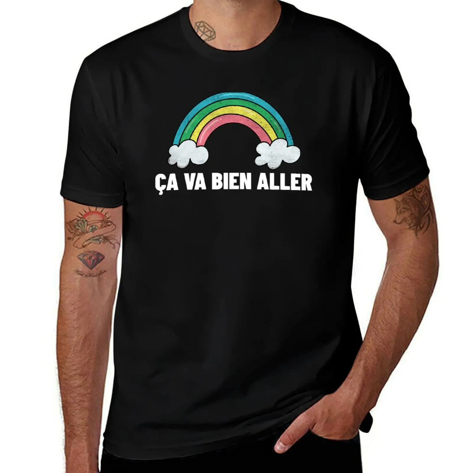 aller Expression ?a bien French va T-Shirt Anti-Pilling Casual T-Shirt