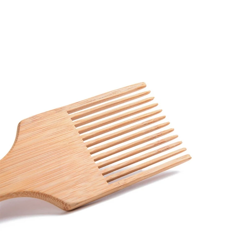 Wooden Comb Afro Pick Hair Lift Combs Beard Pick Comb Natural Volumizing and Styling Tool Detangling Hair Comb