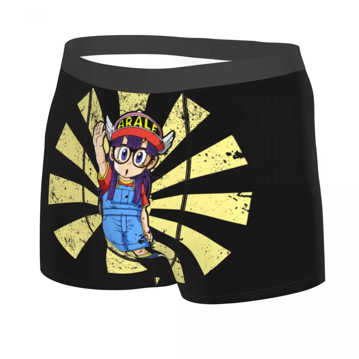 Fashion Arare Arale Purple Dr Slump Boxers Shorts Underpants Male Stretch Briefs Underwear