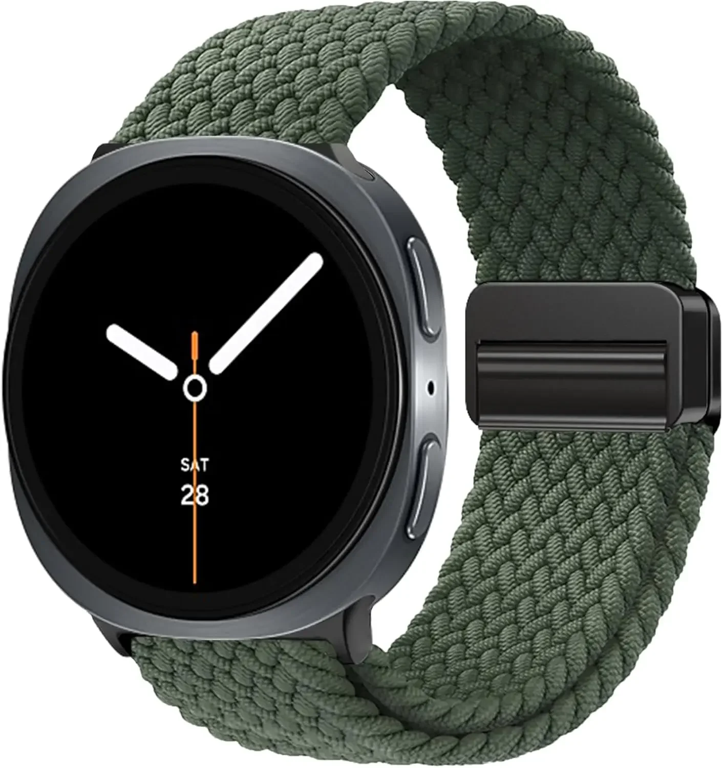 Geflochtenes Solo-Loop-Armband für Samsung Galaxy Watch 8 40/44mm Zubehör Nylon-Armband Correa Galaxy Watch 8 Classic Band 46mm – Detail 15