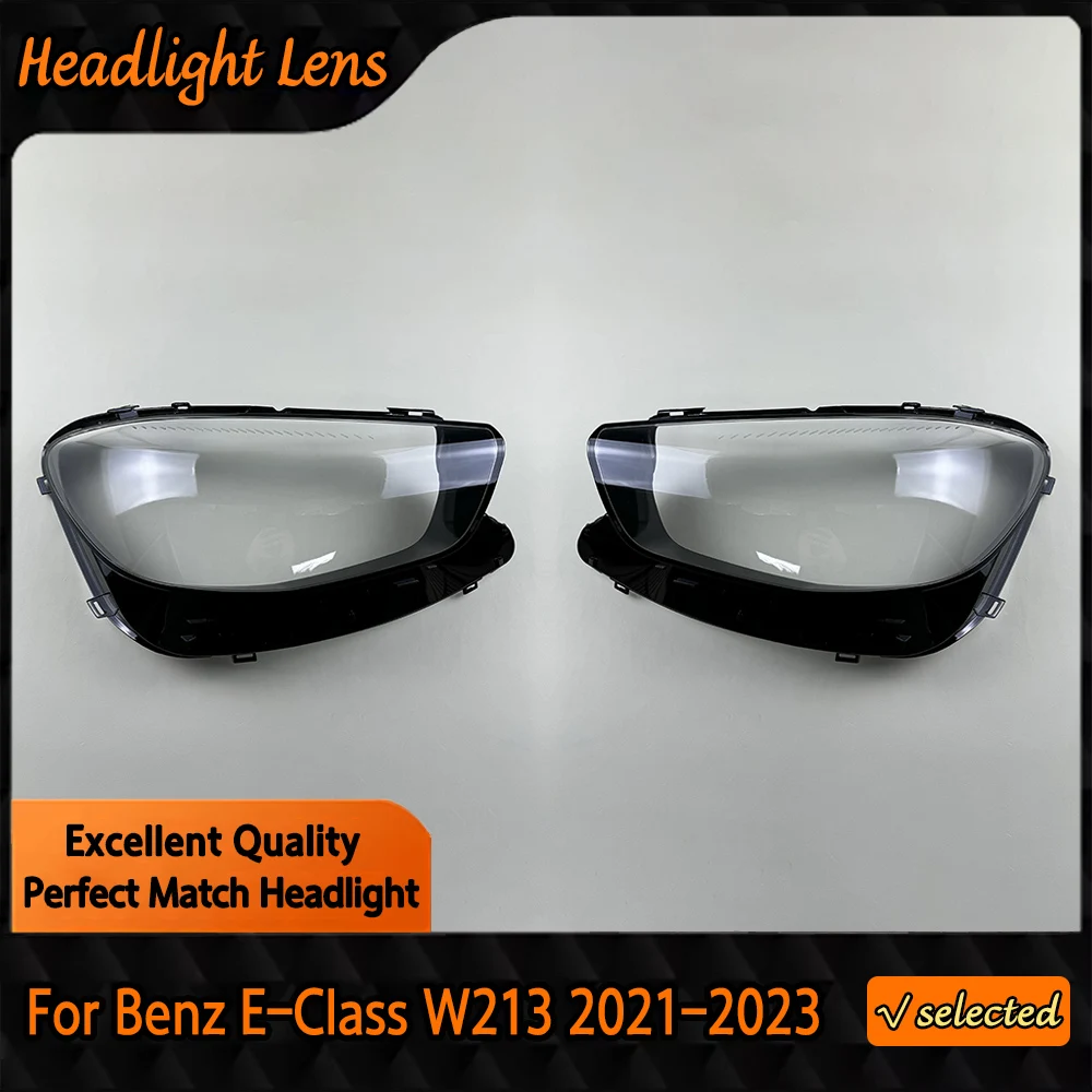 

Headlamp Cover Headlight Shell Lens Plexiglass Replace Original Lampshade For Benz E-Class W213 E260 E300 E350 2021 2022 2023