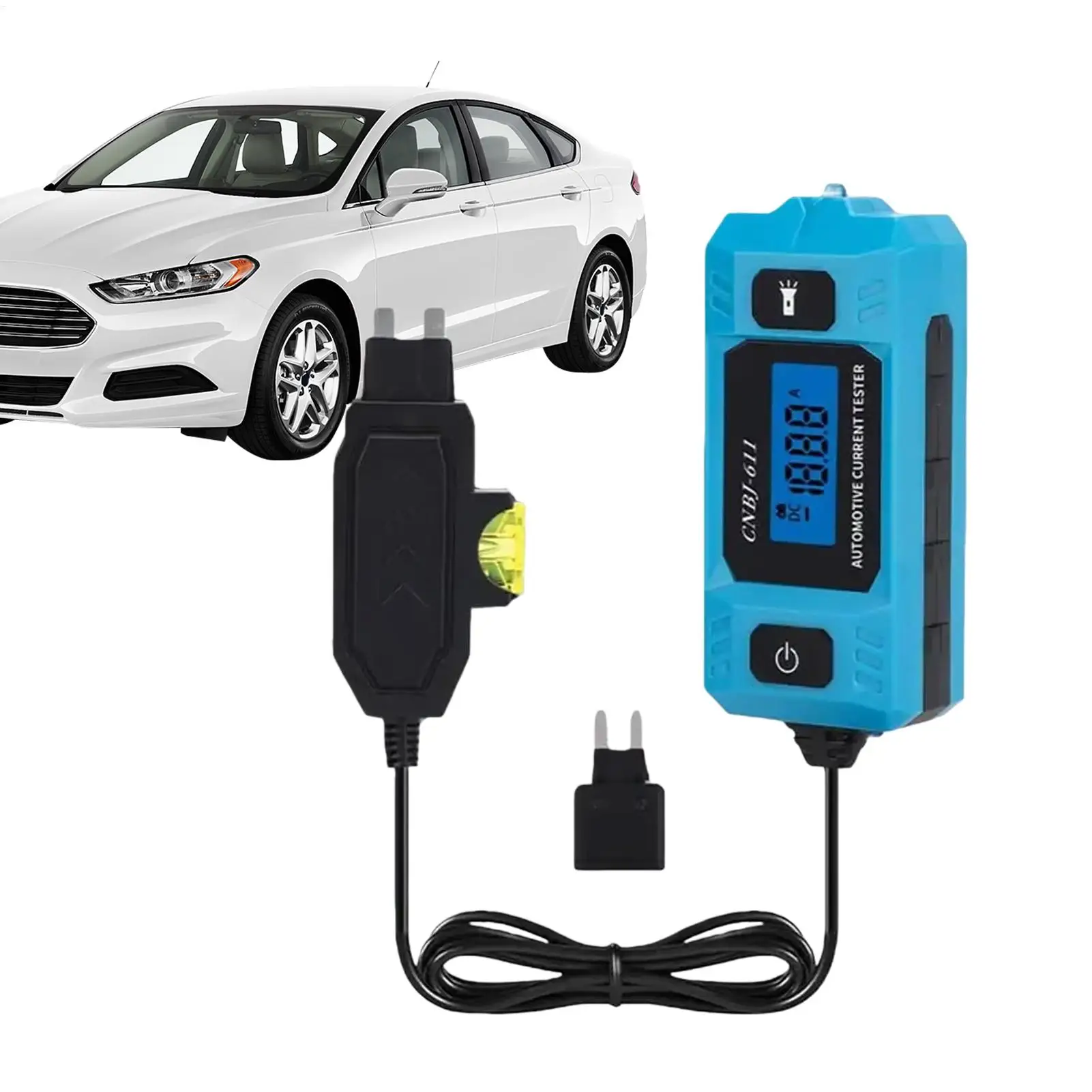 

Automotive Circuit Tester Car Current Detector Circuit Measurement Detector 20A 48V car Relay Fuse Detector for Diagnostic tools