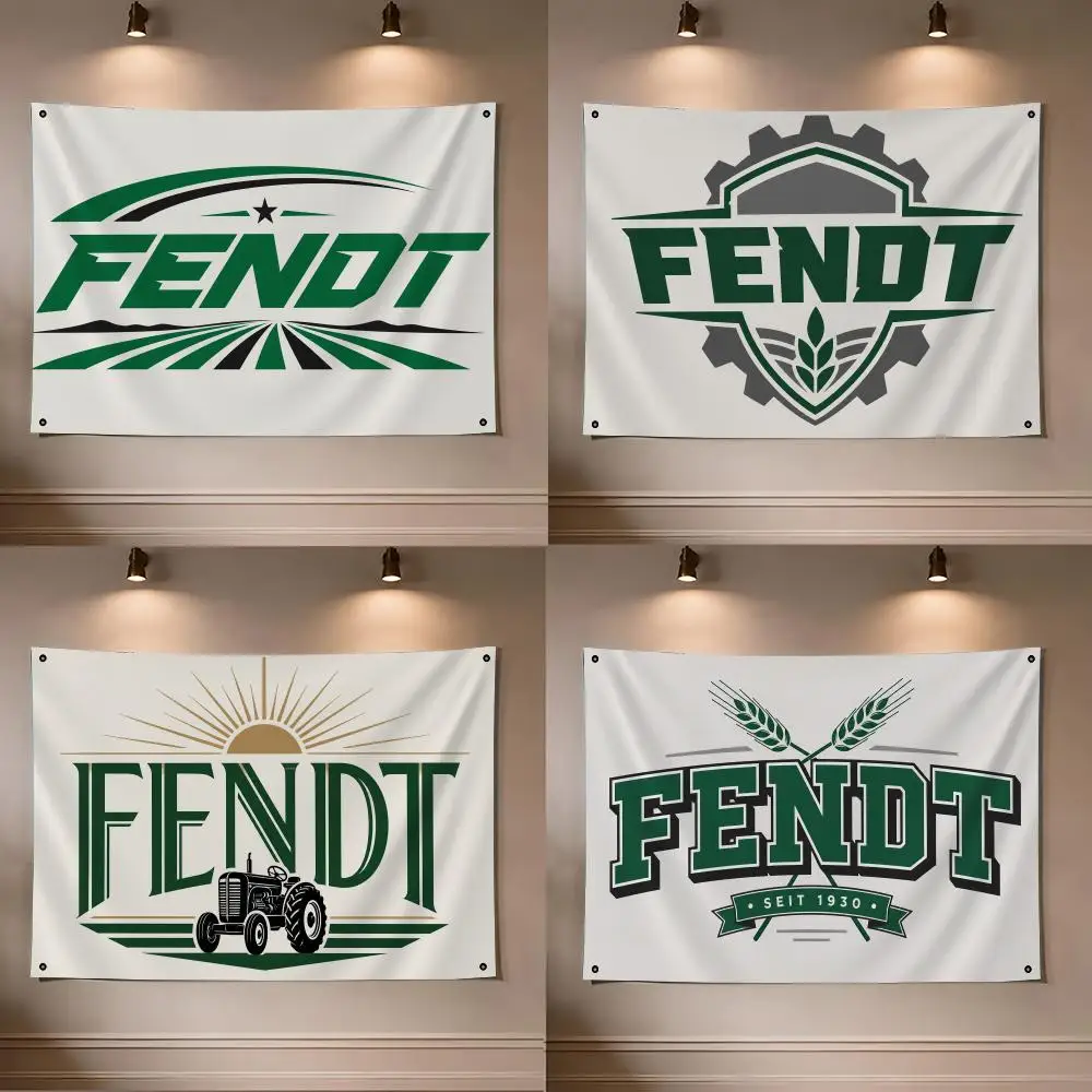 Brand Fendt Flags flag For Room Dorm Camping Picnic Art Style Garage Bar wall Decoration Banner