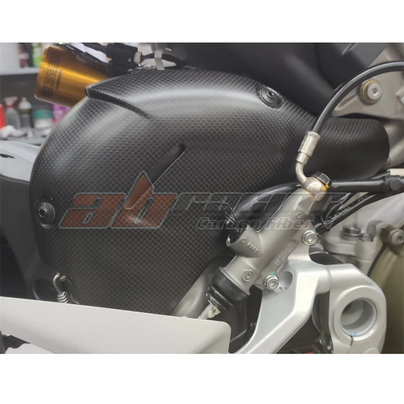 Akrapovic Exhaust Heat Shields Guard Cover Modified For Ducati Panigale V4 V4 S Full Carbon Fiber 100%