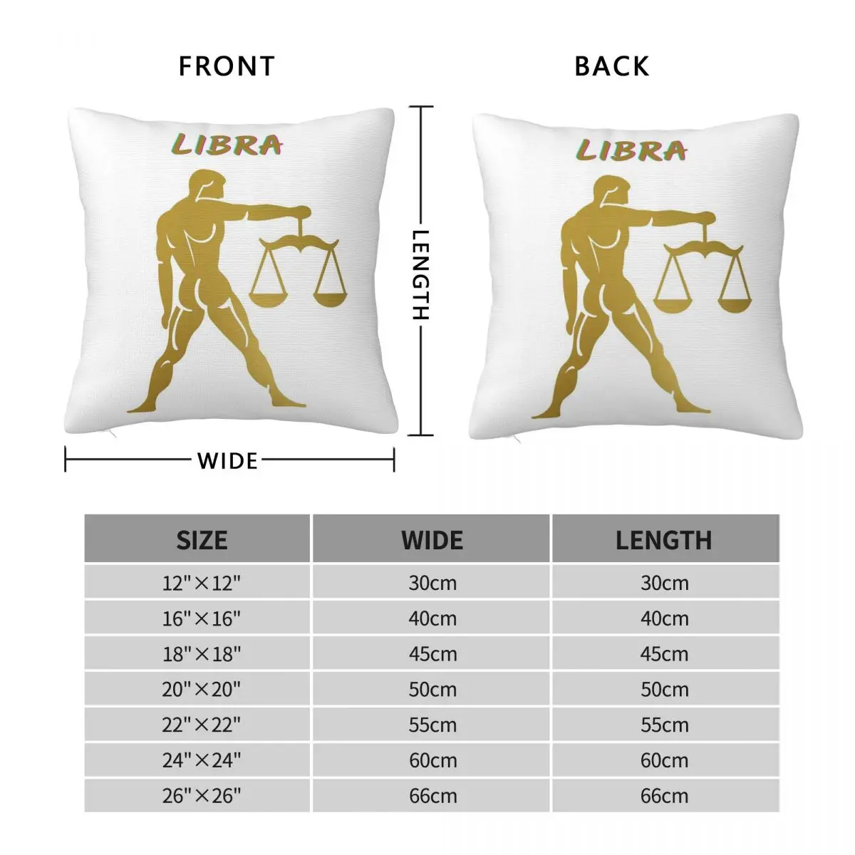 Gold Scales Of Justice Law Logo Lawyer Legal Square Pillowcase Pillow Cover Cushion Zip Decorative Throw Pillow for Home Bedroom