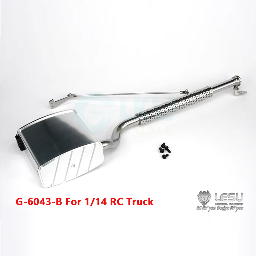 

1/14 RC Truck Simulation Exhaust Tank Tamiya Tractor Chimney Exhaust Pipe For DIY Truck Model Accessories LESU G-6043-B