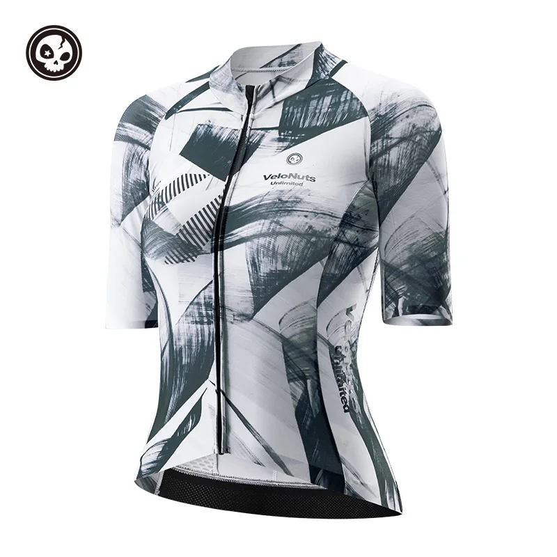 Velonuts Cycling Jersey Womens Road MTB Summer Bike Shirt Downhill Jersey Thin Breathable Quick Drying Short Sleeved Clothing