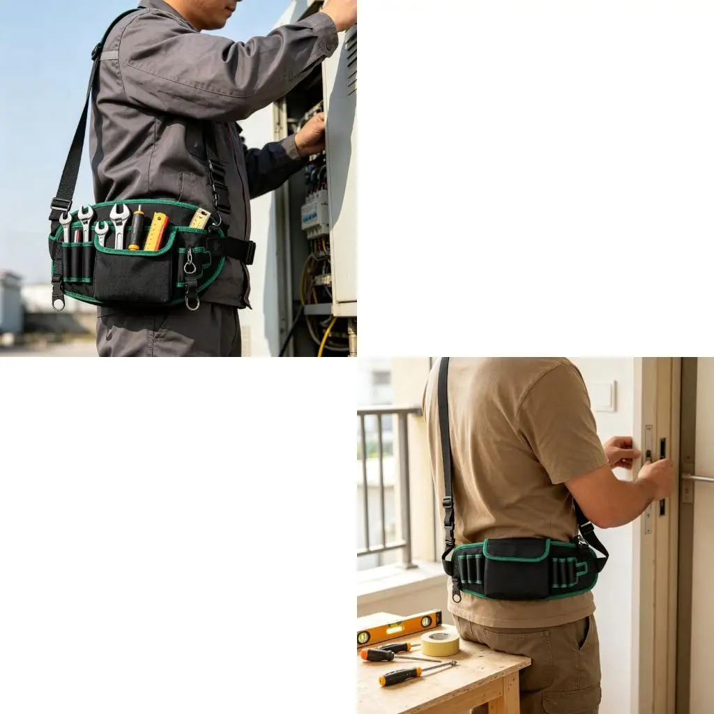 Fabric Waist Tool with Hook and Loop Flap for Repair Use high quality