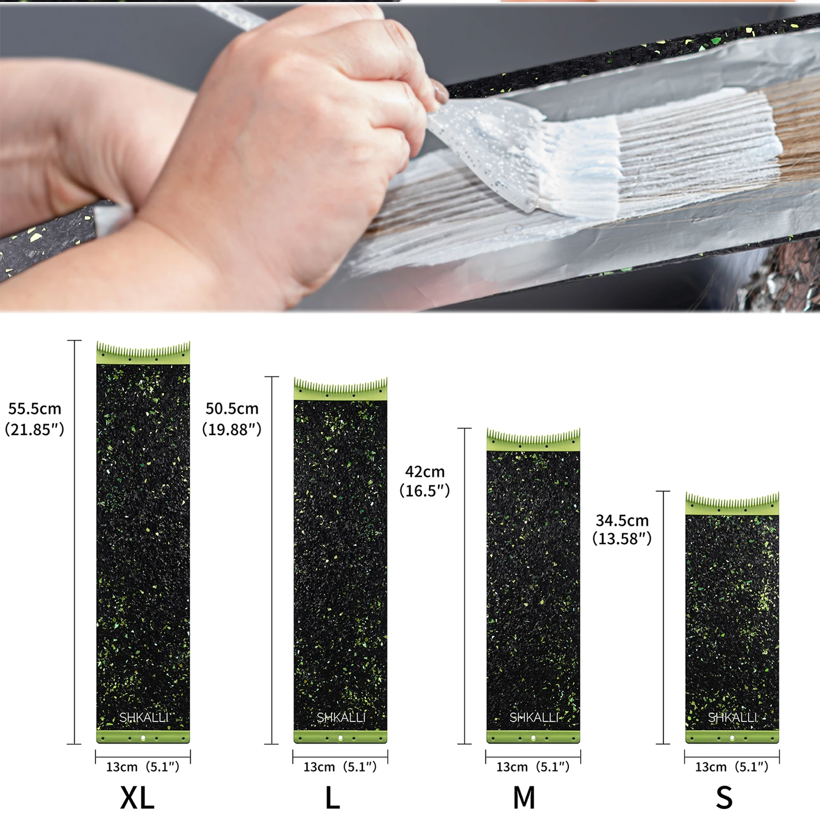 전문가용 카본 파이버 하이라이팅 보드 (빗살 포함) 염색 보드 스타일링 액세서리 (미용사용 컬러링 도구)