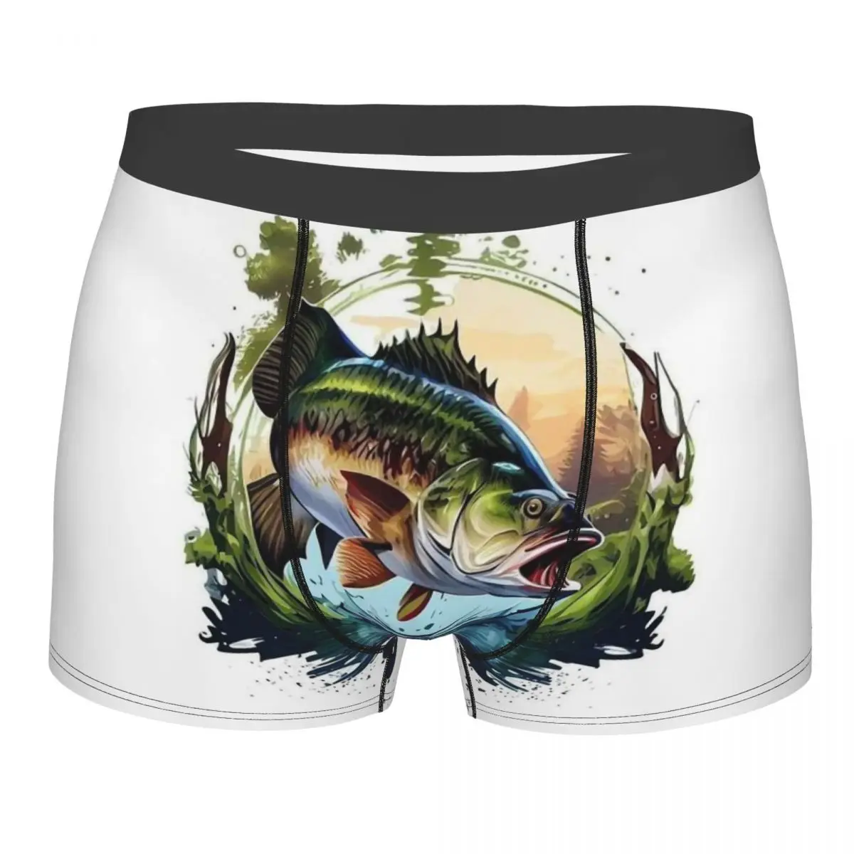 Various Colorful Tropical Fish Men's Boxer Briefs, Highly Breathable Underwear,High Quality 3D Print Shorts Gift Idea