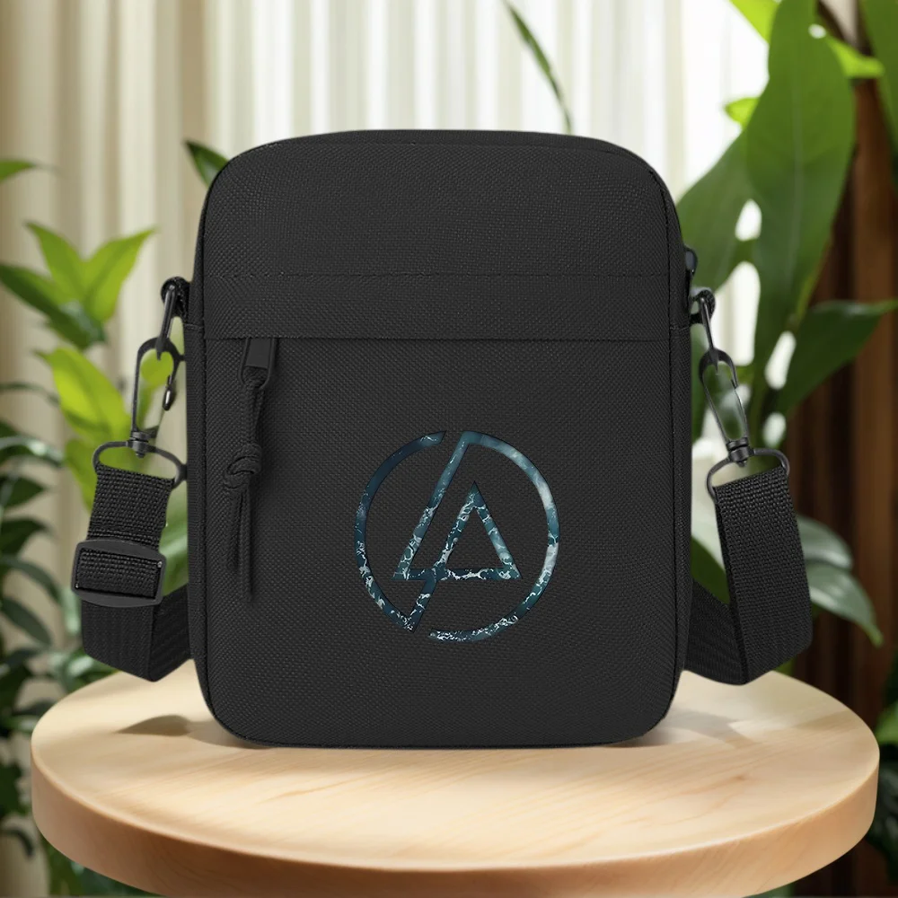 Circle triangle shape design Men Crossbody Bag Single Shoulder Women Cartoon Anime Film Printing Design Unisex