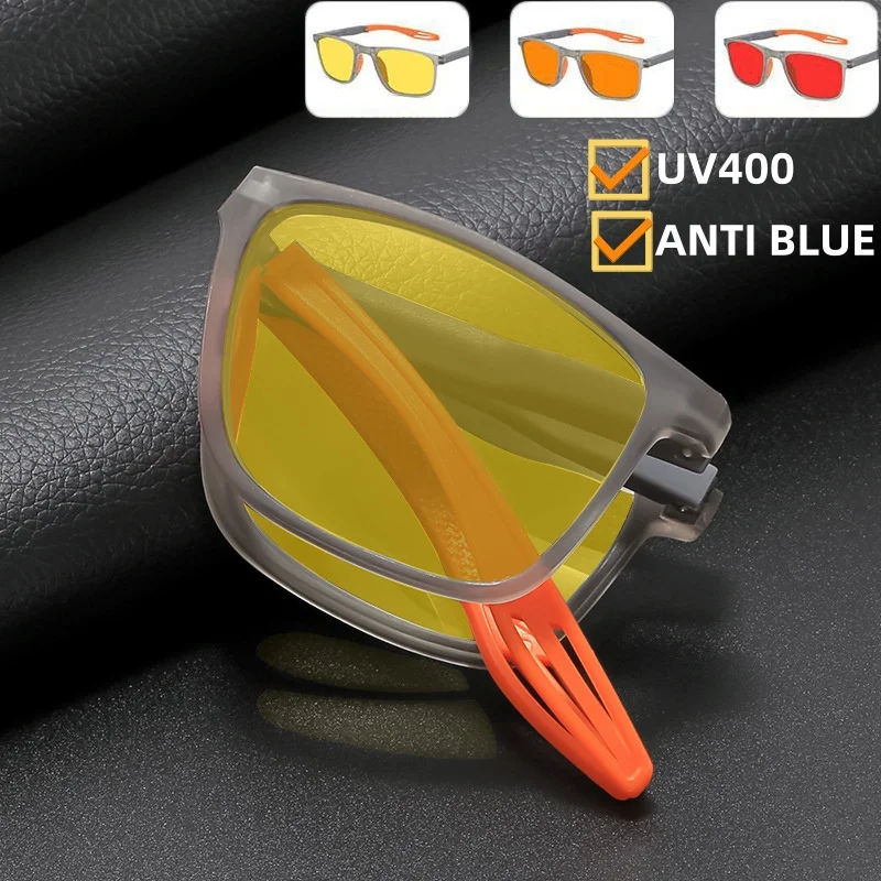 

Blue Light Glasses Women Men Sleep Glasses for Blue Light Blocking Red Lens Computer Gaming Eyewear Outdoor UV400 Eyeglasses