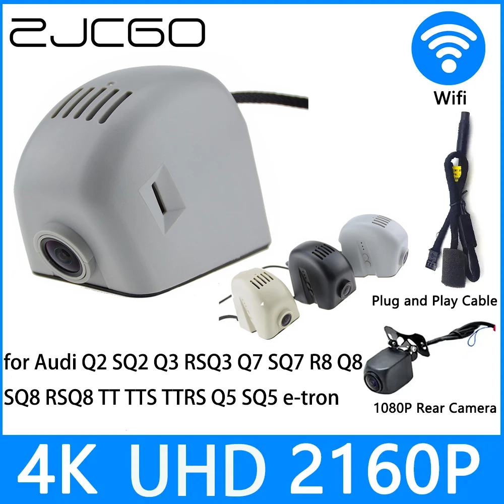 

ZJCGO Dash Cam 4K 2160P Video Recorder DVR Night Vision for Audi Q2 SQ2 Q3 RSQ3 Q7 SQ7 R8 Q8 SQ8 RSQ8 TT TTS TTRS Q5 SQ5 e-tron