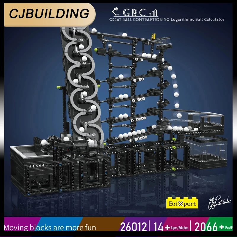 MOLD KING-décennie s de construction à billes pour enfants, boule logarithmique technique, calculatrice, modèle MOC, jouets de puzzle, cadeau GBC, 26012