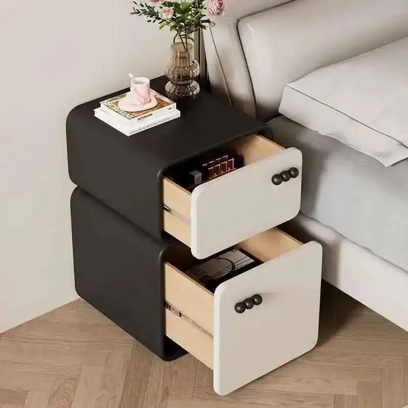 Armário de armazenamento do quarto mesa mesas de cabeceira cômoda lateral noite baús cômodas mesas de cabeceira gavetas móveis moveis t
